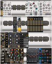 My lozenged Eurorack