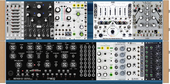 My bleached Eurorack