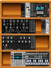 Wood case rack