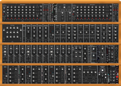 Behringer/Moog System 55 (Wooden) (160hp)