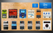 My tryptic Pedalboard