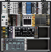 My Actual Rack for 12u 104hp LIVE RIG 2024 mk2