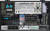 My jointed Eurorack with 1010 bluebox