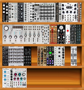 My bleached Eurorack