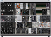 2 Moogs &amp; A-100 (projected QMMG 9/30)