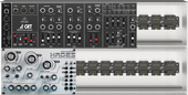 My flashy Eurorack