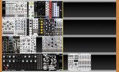 My flooded Eurorack (full) (rows as functions)