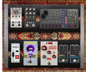 My sheathy Pedalboard