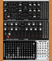 moog dfam, labyrinth, + others