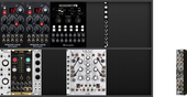 My rufous Eurorack SWARM (DFAM