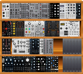super duper synth rack that will solve all my life problems