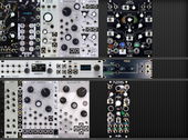 Custom monome, mannequins, make noise build
