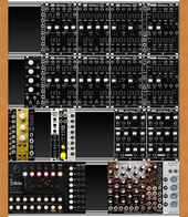 The main Eurorack (final form 4 tier)