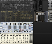 Synthracks 12U 125HP with Behringer 80HP modules