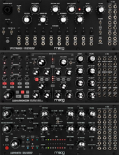 Miniture Moog Modular