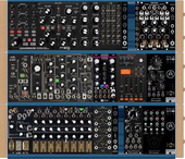 Arturia Rackbrute (88hp x 3) instruments mode