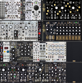 Make Noise Voice +Sarajewo 6u 52HP case ve Spectraphon voice + Panharmonic case