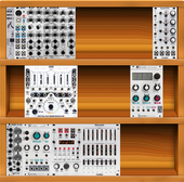 My Eurorack Wall 104 x 4