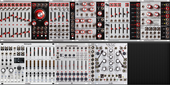 My shaded Eurorack