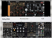Sample drum + glitch granular effects and modulations / nifty+Moog 60hp