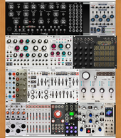 My bleached Eurorack