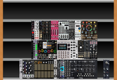 My Eurorack with  2X88HP+ 2X60HP DIY with 1010 BITBOX + ASM  Hydrasynth + MOOG SUB37 (final) (V2.0)