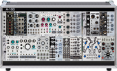 Dual travel case and small case - shown in one rack
