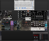 My unscreened Eurorack (copy) (copy)