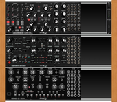 My shaded Eurorack