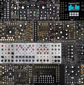 + Carl&#039;s Eurorack 15U 104p Kakofonia 9 Perf BlueBox swap