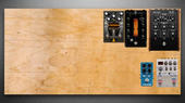 My ocher Pedalboard