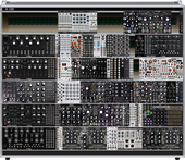 2 Moogs &amp; A-100 (projected w/full +1 row +mod swap 2/20/25)