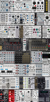My 104hp 12u (It's now a 7 row system...) Live New Idea Eurorack