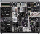 2 Moogs &amp; A-100 (projected w/full +1 row +mod swap 3/10/25) (copy) (copy)