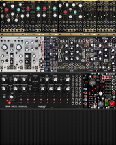 3 x 84 Doepfer case - Double Pixies