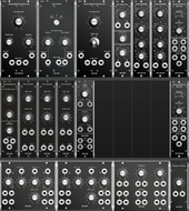 Synth-Werk 3 x 10 U (1 x 3VCO + Noise)