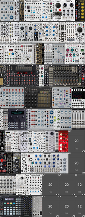 My 104hp 9 row P360 New Idea Eurorack