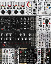 3 x 84 Doepfer case - 2 Moogs