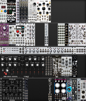 My crisscross Eurorack