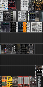3x104hp Eurorack - 84hp K2&amp;XD 250427