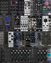 My laky Eurorack inspired by Surco (bottom row far left = Xi3 expander)