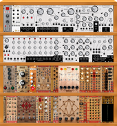 woodrack BastlError In. + Steiner-Parker Synthacon 104hp 12U