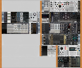 PieBerger RackBrute 3U+3U+6U+6U+ALM52 D (Alt with Qu-Bit)