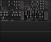 My lozenged Eurorack