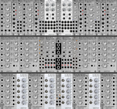 My chevroned Eurorack