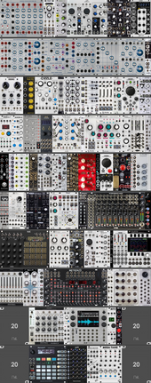 Here we go, yet another 8 row 104hp (Plus 6u 64hp) idea Eurorack