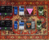 My sweptwing Pedalboard