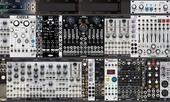my pluviophilic eurorack (sequencer separate)