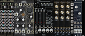 MIDI to CV ctrl Telharmonic thru filter - 60 HP Synthrotek EcoSkiff