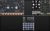 My sunburnt Eurorack